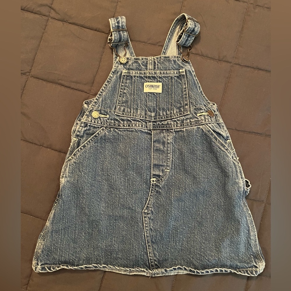 Overall dress. Size 24 mos. Oshkosh